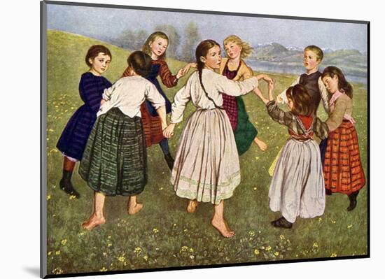 The Kindergarten Children-Hans Thomas-Mounted Art Print