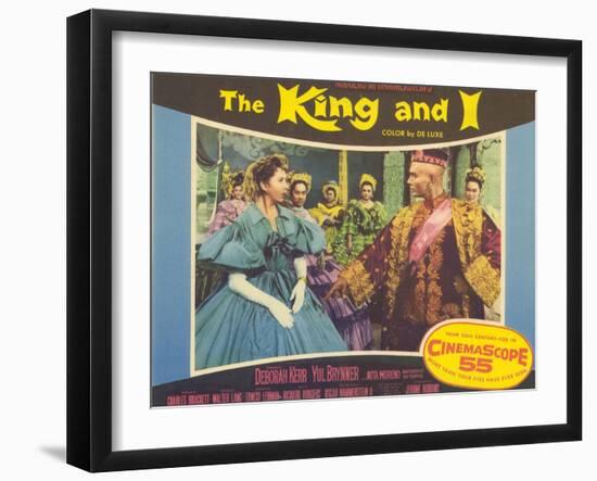 The King and I, 1956-null-Framed Art Print