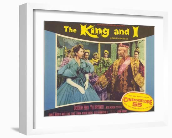 The King and I, 1956-null-Framed Art Print