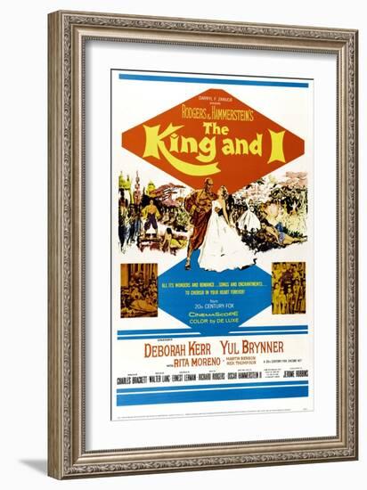 The King and I, 1956-null-Framed Giclee Print