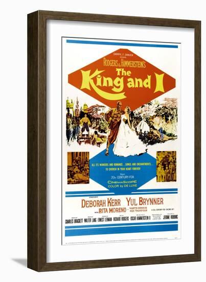 The King and I, 1956-null-Framed Giclee Print