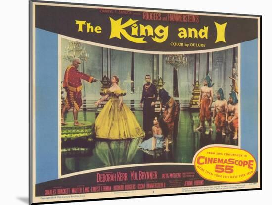 The King and I, 1956-null-Mounted Art Print