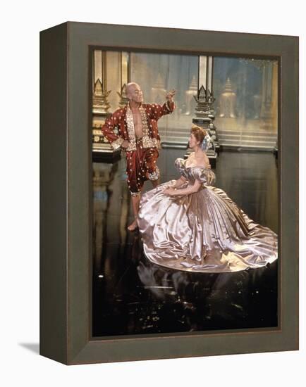 The King And I, Yul Brynner, Deborah Kerr, 1956-null-Framed Stretched Canvas