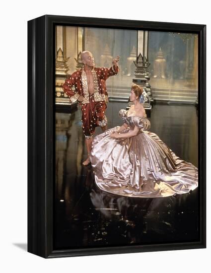 The King And I, Yul Brynner, Deborah Kerr, 1956-null-Framed Stretched Canvas