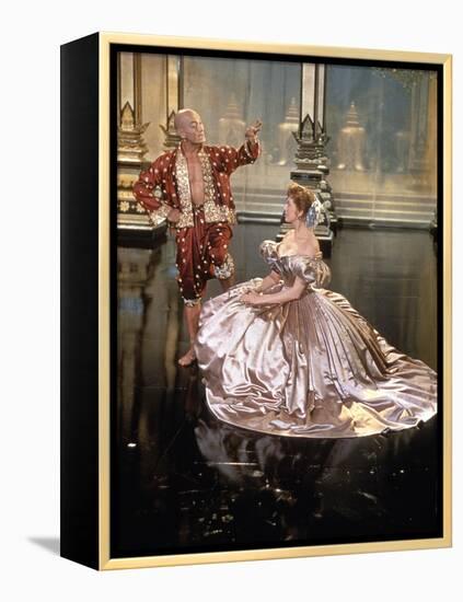 The King And I, Yul Brynner, Deborah Kerr, 1956-null-Framed Stretched Canvas