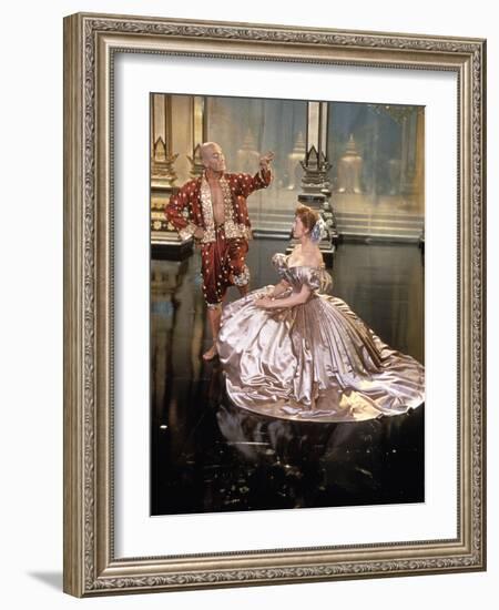 The King And I, Yul Brynner, Deborah Kerr, 1956-null-Framed Photo