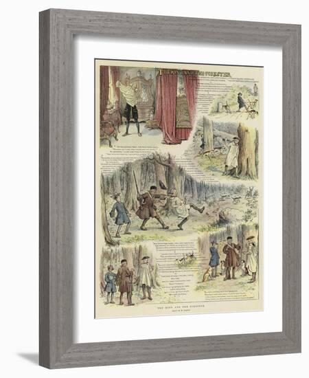 The King and the Forester-William Ralston-Framed Giclee Print