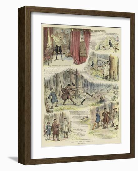 The King and the Forester-William Ralston-Framed Giclee Print