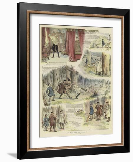 The King and the Forester-William Ralston-Framed Giclee Print