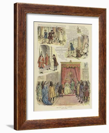 The King and the Forester-William Ralston-Framed Giclee Print