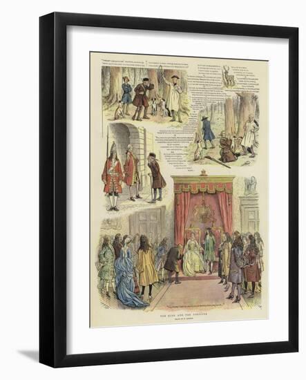 The King and the Forester-William Ralston-Framed Giclee Print