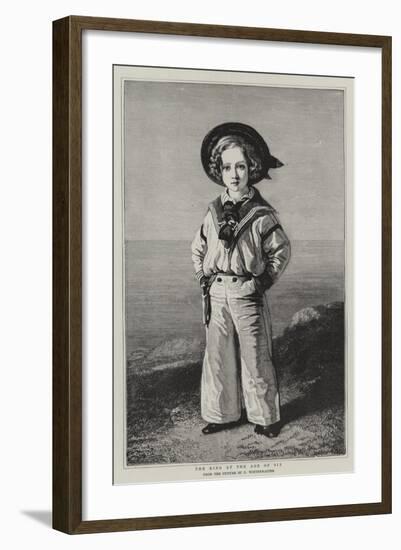 The King at the Age of Six-Franz Xaver Winterhalter-Framed Giclee Print