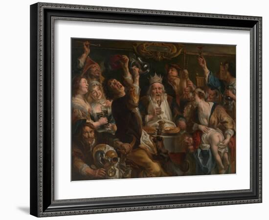 The King Drinks-Jacob Jordaens-Framed Giclee Print