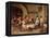 The King Drinks-David Teniers the Younger-Framed Premier Image Canvas