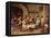 The King Drinks-David Teniers the Younger-Framed Premier Image Canvas