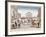 The King Louis XVIII Arriving at Notre Dame, Paris, 3 May 1814-null-Framed Giclee Print