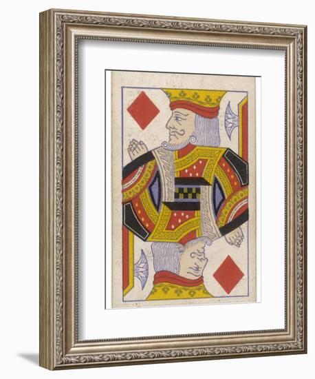 The King of Diamonds-null-Framed Photographic Print