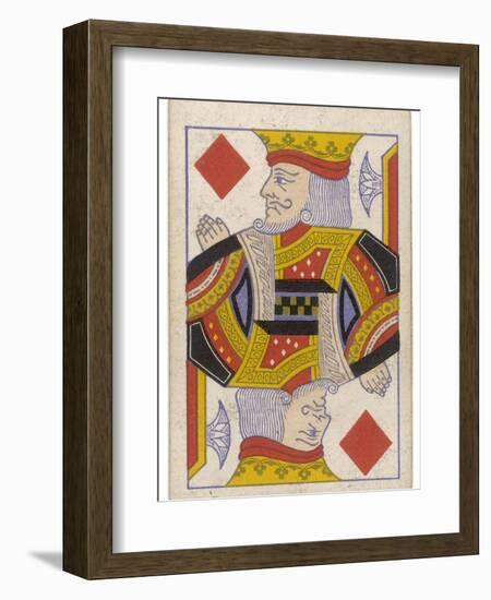 The King of Diamonds-null-Framed Photographic Print