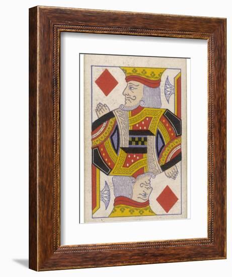 The King of Diamonds-null-Framed Photographic Print