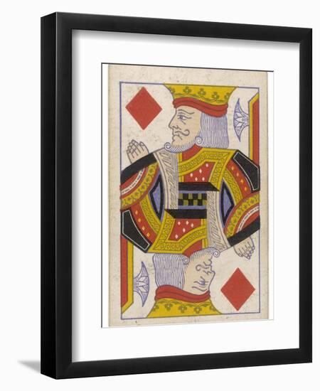 The King of Diamonds-null-Framed Photographic Print