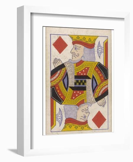 The King of Diamonds-null-Framed Photographic Print