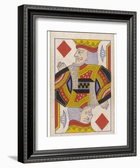 The King of Diamonds-null-Framed Photographic Print