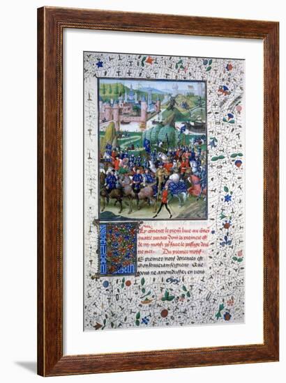 The King of France Leaving for the Crusades, C1336, (145)-null-Framed Giclee Print