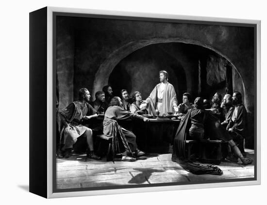 The King Of Kings, H. B. Warner As Jesus Christ, Joseph Schildkraut As Judas Iscariot, 1927-null-Framed Stretched Canvas