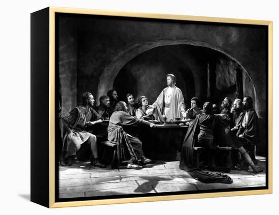 The King Of Kings, H. B. Warner As Jesus Christ, Joseph Schildkraut As Judas Iscariot, 1927-null-Framed Stretched Canvas