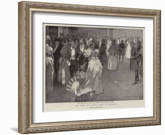 The King of Siam's Visit to London-Frank Craig-Framed Giclee Print