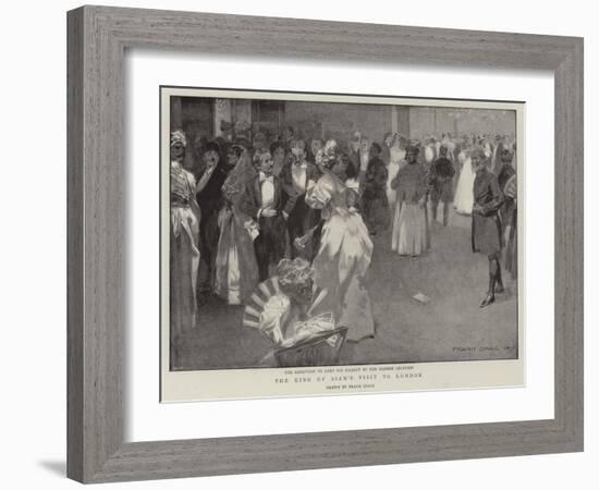 The King of Siam's Visit to London-Frank Craig-Framed Giclee Print