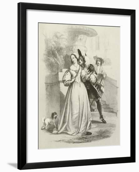 The King Reproved-Joseph Nash-Framed Giclee Print