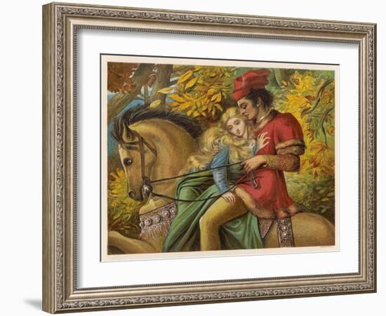 The King Rides off with the Dumb Maiden-Eleanor Vere Boyle-Framed Art Print