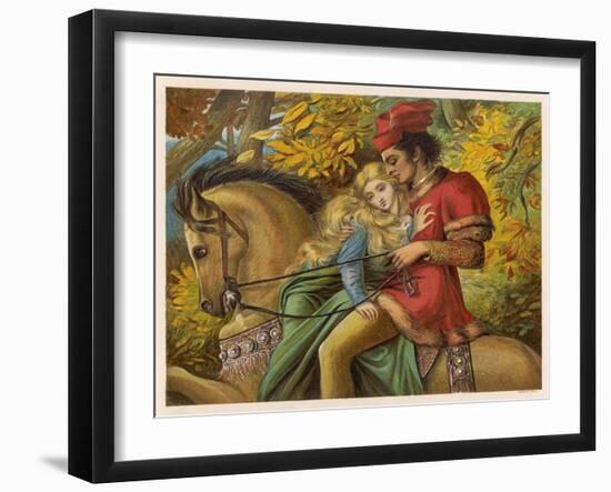 The King Rides off with the Dumb Maiden-Eleanor Vere Boyle-Framed Art Print