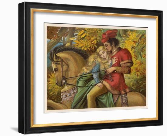 The King Rides off with the Dumb Maiden-Eleanor Vere Boyle-Framed Art Print