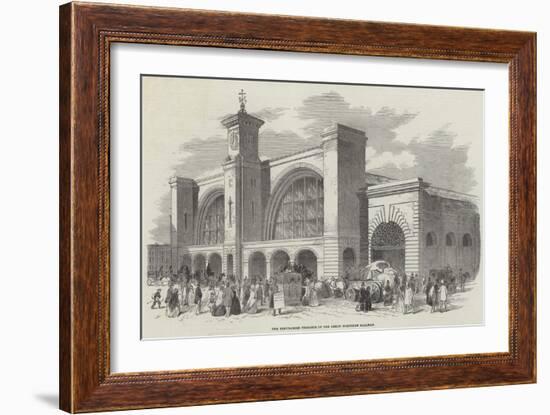 The King's-Cross Terminus of the Great Northern Railway-null-Framed Giclee Print