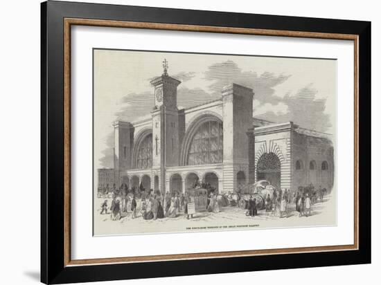 The King's-Cross Terminus of the Great Northern Railway-null-Framed Giclee Print