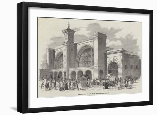 The King's-Cross Terminus of the Great Northern Railway-null-Framed Giclee Print