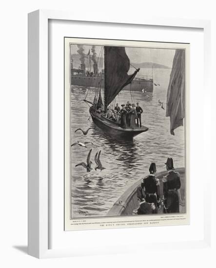 The King's Cruise, Serenaders Off Ramsey-William T. Maud-Framed Giclee Print