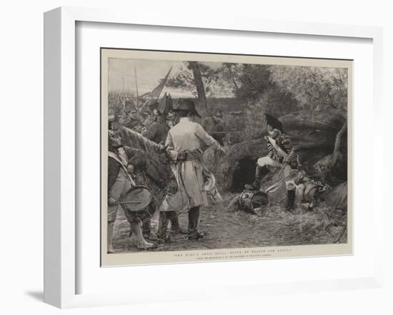 The King's Drum Shall Never Be Beaten for Rebels-George William Joy-Framed Giclee Print