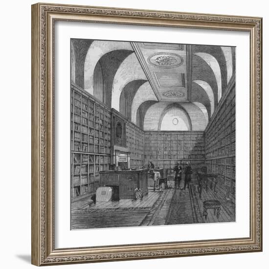 The King's Library, Buckingham House, Westminster, London, 1775 (1878)-Unknown-Framed Giclee Print