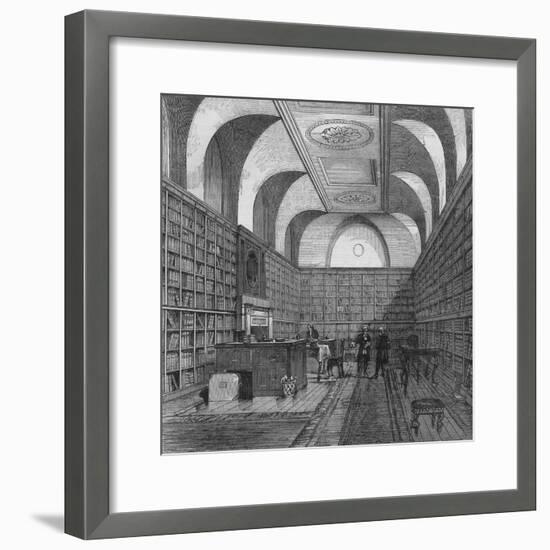 The King's Library, Buckingham House, Westminster, London, 1775 (1878)-Unknown-Framed Giclee Print