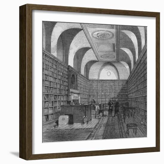 The King's Library, Buckingham House, Westminster, London, 1775 (1878)-Unknown-Framed Giclee Print