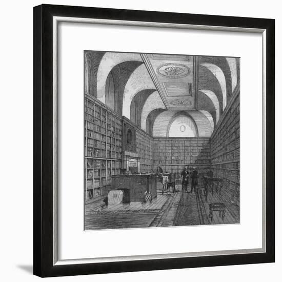 The King's Library, Buckingham House, Westminster, London, 1775 (1878)-Unknown-Framed Giclee Print