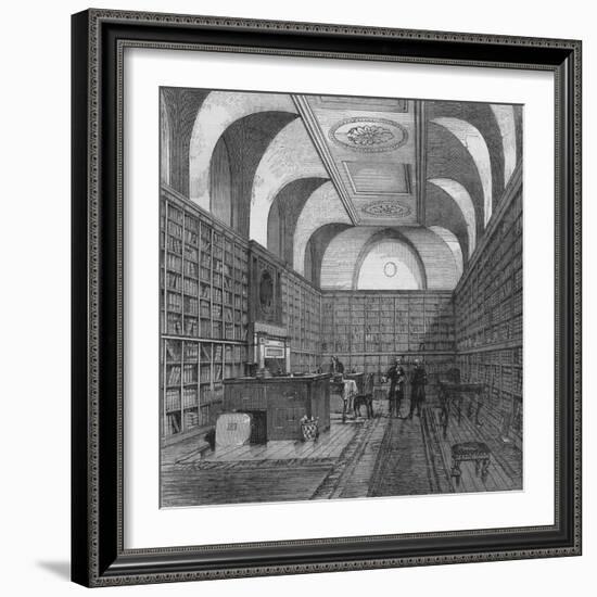 The King's Library, Buckingham House, Westminster, London, 1775 (1878)-Unknown-Framed Giclee Print