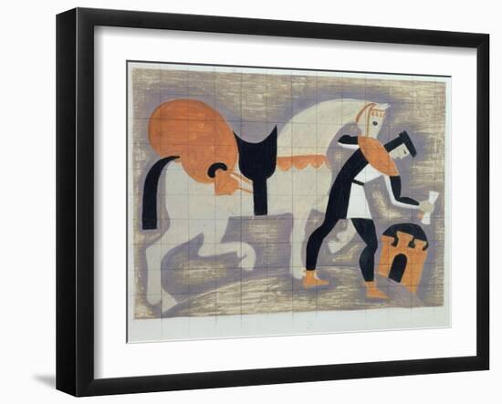 The King's Messenger, Ad 1482, 1935-John Armstrong-Framed Giclee Print