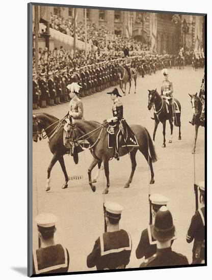 'The King's Personal Aides-De-Camp', May 12 1937-Unknown-Mounted Photographic Print
