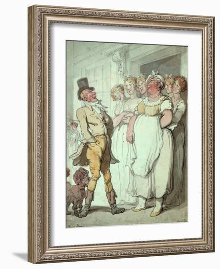 The King's Place-Thomas Rowlandson-Framed Giclee Print