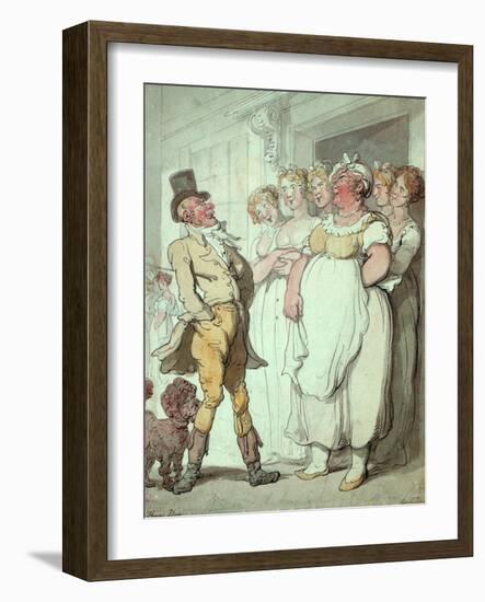 The King's Place-Thomas Rowlandson-Framed Giclee Print