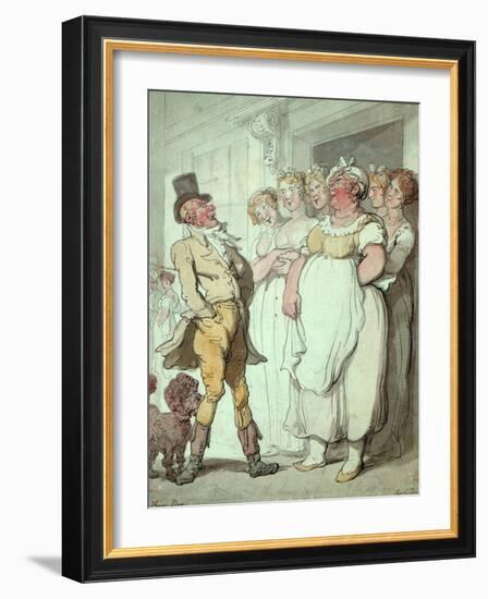 The King's Place-Thomas Rowlandson-Framed Giclee Print